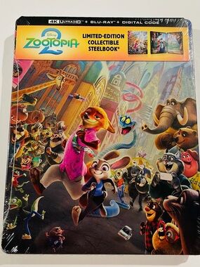 Disney Zootopia 2 Limited-Edition 4K Ultra HD Steelbook - Multi
